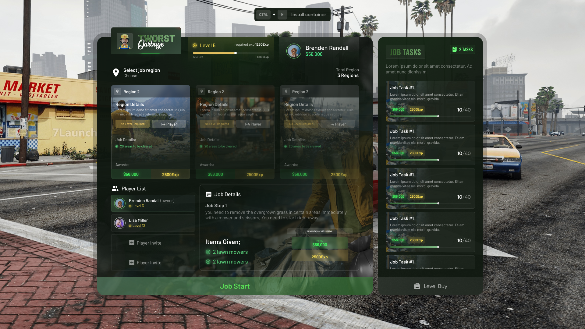 [Multiplayer Garbage Job] OPEN QB ESX QBOX 3